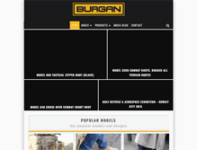 Tablet Screenshot of burganfootwear.com